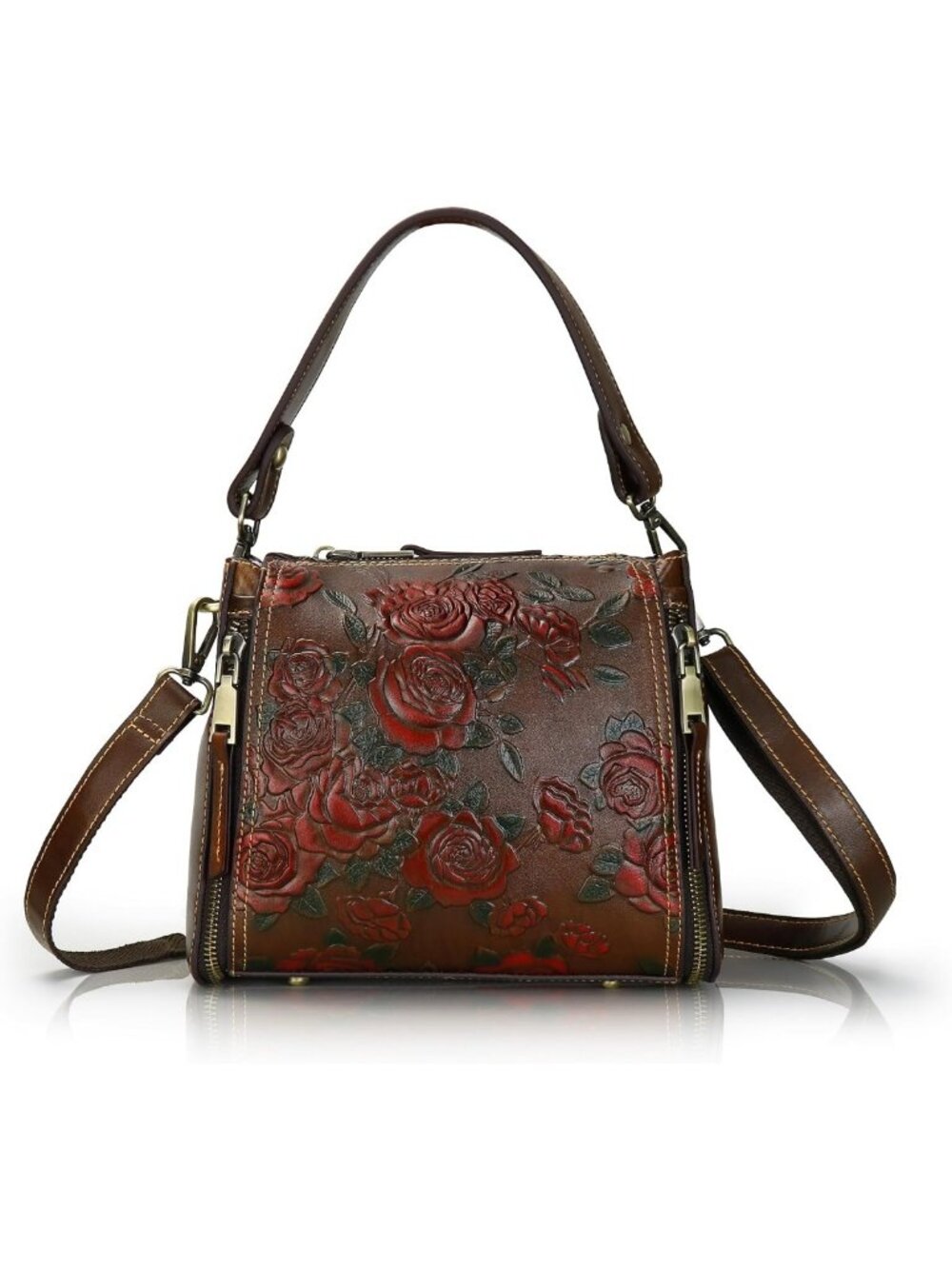 Stylish Vintage Crossbody Bag for Women | Top Handle Tote Satchel Handbag